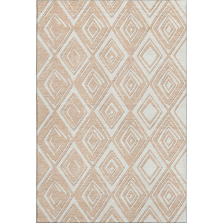 Piper Looms Mayfield Diamonds AMF862 Peach Machine Washable Area Rug main image