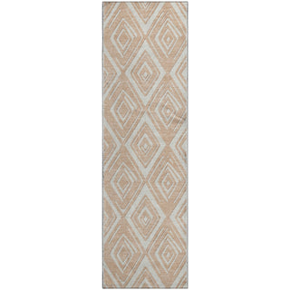Piper Looms Mayfield Diamonds AMF862 Peach Machine Washable Area Rug Runner Main Image