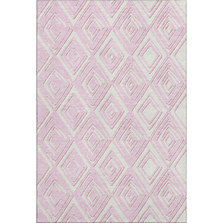 Piper Looms Mayfield Diamonds AMF862 Pink Machine Washable Area Rug main image