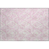 Piper Looms Mayfield Diamonds AMF862 Pink Machine Washable Area Rug Scatter Main Image
