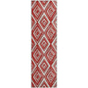 Piper Looms Mayfield Diamonds AMF862 Red Machine Washable Area Rug Runner Main Image