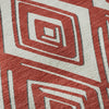Piper Looms Mayfield Diamonds AMF862 Red Machine Washable Area Rug Swatch Image