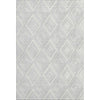 Piper Looms Mayfield Diamonds AMF862 Silver Machine Washable Area Rug main image