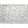 Piper Looms Mayfield Diamonds AMF862 Silver Machine Washable Area Rug Scatter Main Image