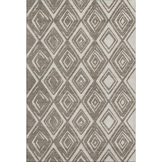 Piper Looms Mayfield Diamonds AMF862 Taupe Machine Washable Area Rug main image