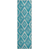 Piper Looms Mayfield Diamonds AMF862 Teal Machine Washable Area Rug Runner Main Image