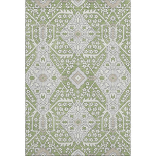 Piper Looms Mayfield Diamonds AMF863 Aloe Machine Washable Area Rug main image