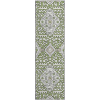 Piper Looms Mayfield Diamonds AMF863 Aloe Machine Washable Area Rug Runner Main Image