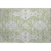 Piper Looms Mayfield Diamonds AMF863 Aloe Machine Washable Area Rug Scatter Main Image