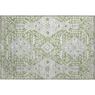Piper Looms Mayfield Diamonds AMF863 Aloe Machine Washable Area Rug Scatter Main Image