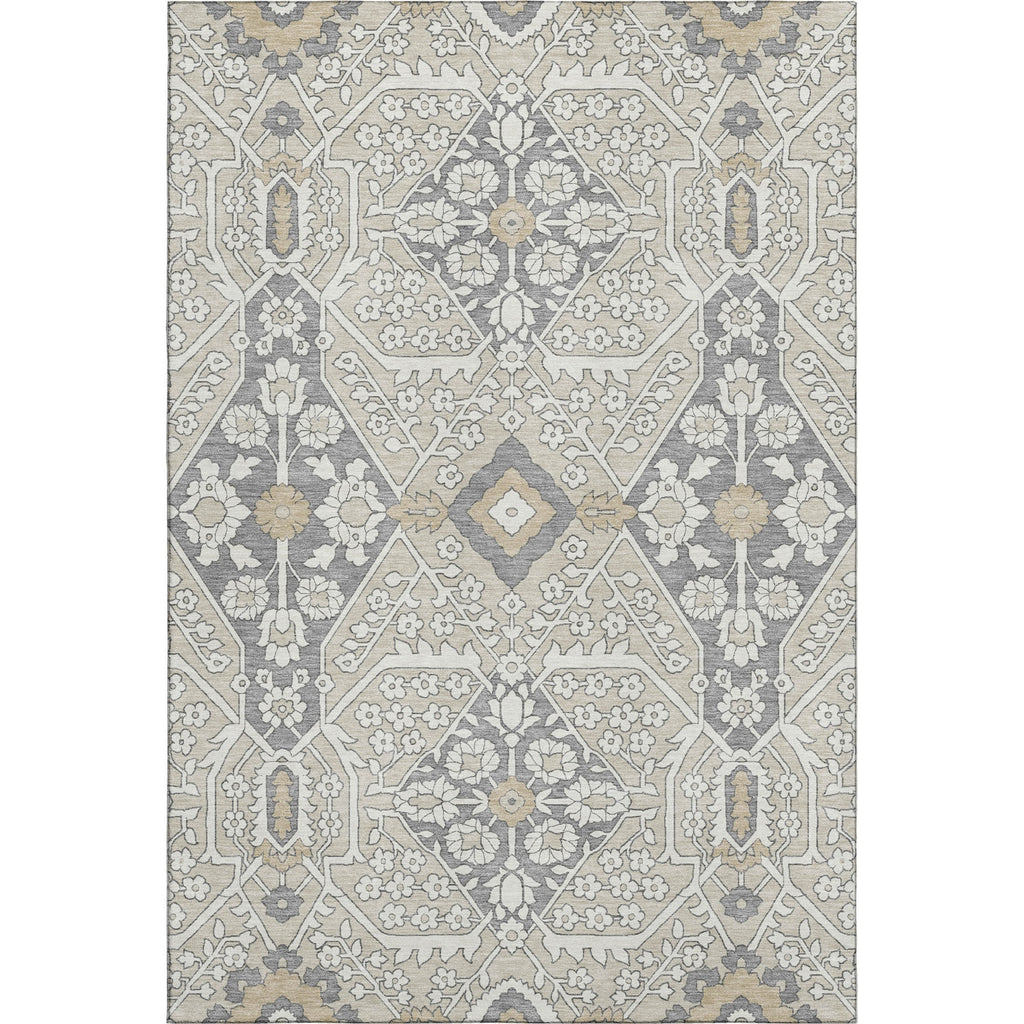 Piper Looms Mayfield Diamonds AMF863 Beige Machine Washable Area Rug main image