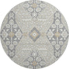 Piper Looms Mayfield Diamonds AMF863 Beige Machine Washable Area Rug Round Main Image