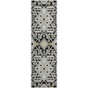 Piper Looms Mayfield Diamonds AMF863 Black Machine Washable Area Rug Runner Main Image