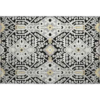 Piper Looms Mayfield Diamonds AMF863 Black Machine Washable Area Rug Scatter Main Image