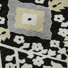 Piper Looms Mayfield Diamonds AMF863 Black Machine Washable Area Rug Swatch Image