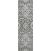 Piper Looms Mayfield Diamonds AMF863 Charcoal Machine Washable Area Rug Runner Main Image