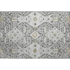 Piper Looms Mayfield Diamonds AMF863 Charcoal Machine Washable Area Rug Scatter Main Image