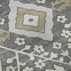 Piper Looms Mayfield Diamonds AMF863 Charcoal Machine Washable Area Rug Swatch Image