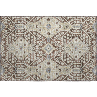 Piper Looms Mayfield Diamonds AMF863 Chocolate Machine Washable Area Rug Scatter Main Image