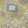 Piper Looms Mayfield Diamonds AMF863 Gold Machine Washable Area Rug Swatch Image