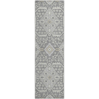 Piper Looms Mayfield Diamonds AMF863 Gray Machine Washable Area Rug Runner Main Image