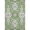 Piper Looms Mayfield Diamonds AMF863 Green Machine Washable Area Rug main image