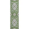 Piper Looms Mayfield Diamonds AMF863 Green Machine Washable Area Rug Runner Main Image
