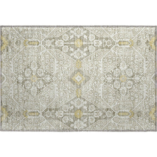 Piper Looms Mayfield Diamonds AMF863 Ivory Machine Washable Area Rug Scatter Main Image