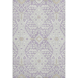 Piper Looms Mayfield Diamonds AMF863 Lavender Machine Washable Area Rug main image