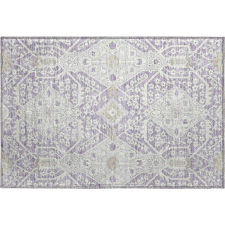 Piper Looms Mayfield Diamonds AMF863 Lavender Machine Washable Area Rug Scatter Main Image
