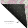 Piper Looms Mayfield Diamonds AMF863 Pink Machine Washable Area Rug Backing Image