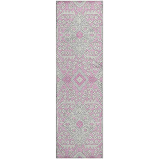 Piper Looms Mayfield Diamonds AMF863 Pink Machine Washable Area Rug Runner Main Image