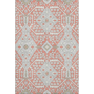 Piper Looms Mayfield Diamonds AMF863 Salmon Machine Washable Area Rug main image