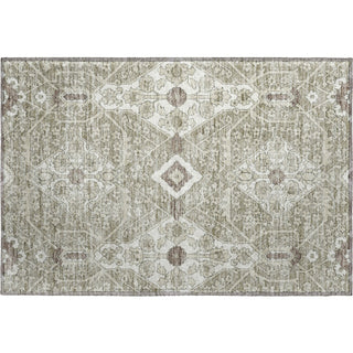 Piper Looms Mayfield Diamonds AMF863 Taupe Machine Washable Area Rug Scatter Main Image