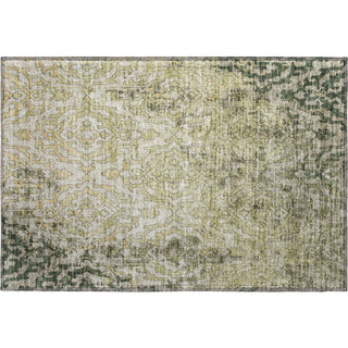 Piper Looms Mayfield Medallions AMF864 Green Machine Washable Area Rug Scatter Main Image