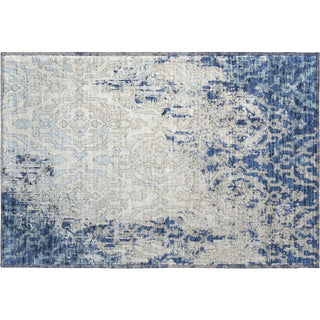 Piper Looms Mayfield Medallions AMF864 Navy Machine Washable Area Rug Scatter Main Image