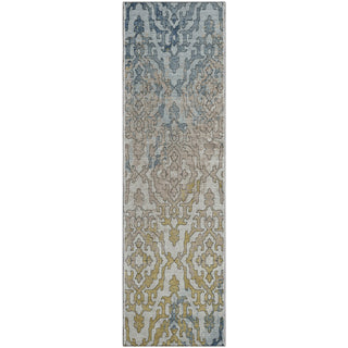 Piper Looms Mayfield Medallions AMF864 Sky Machine Washable Area Rug Runner Main Image