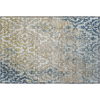 Piper Looms Mayfield Medallions AMF864 Sky Machine Washable Area Rug Scatter Main Image