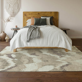 Piper Looms Mayfield Abstract AMF865 Beige Machine Washable Area Rug Lifestyle Image Feature