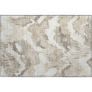 Piper Looms Mayfield Abstract AMF865 Beige Machine Washable Area Rug Scatter Main Image