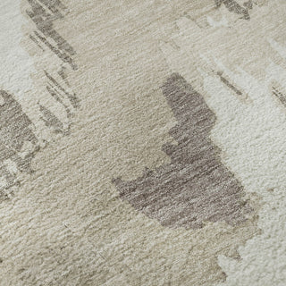 Piper Looms Mayfield Abstract AMF865 Beige Machine Washable Area Rug Swatch Image