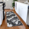 Piper Looms Mayfield Abstract AMF865 Black Machine Washable Area Rug Runner Lifestyle Image Feature