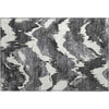 Piper Looms Mayfield Abstract AMF865 Black Machine Washable Area Rug Scatter Main Image