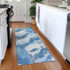 Piper Looms Mayfield Abstract AMF865 Blue Machine Washable Area Rug Runner Lifestyle Image Feature