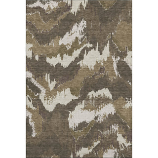 Piper Looms Mayfield Abstract AMF865 Brown Machine Washable Area Rug main image