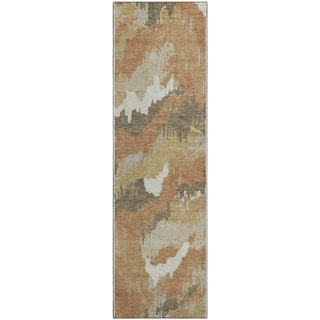 Piper Looms Mayfield Abstract AMF865 Copper Machine Washable Area Rug Runner Main Image