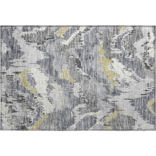 Piper Looms Mayfield Abstract AMF865 Gray Machine Washable Area Rug Scatter Main Image
