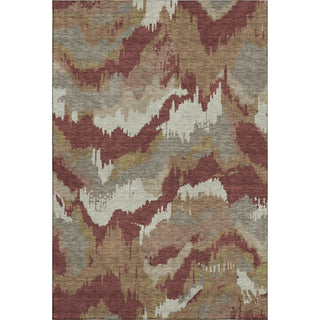 Piper Looms Mayfield Abstract AMF865 Paprika Machine Washable Area Rug main image