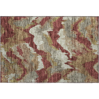 Piper Looms Mayfield Abstract AMF865 Paprika Machine Washable Area Rug Scatter Main Image