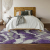 Piper Looms Mayfield Abstract AMF865 Purple Machine Washable Area Rug Lifestyle Image Feature
